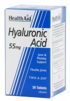 Hyaluronic Acid 55 mg 30 Tablets